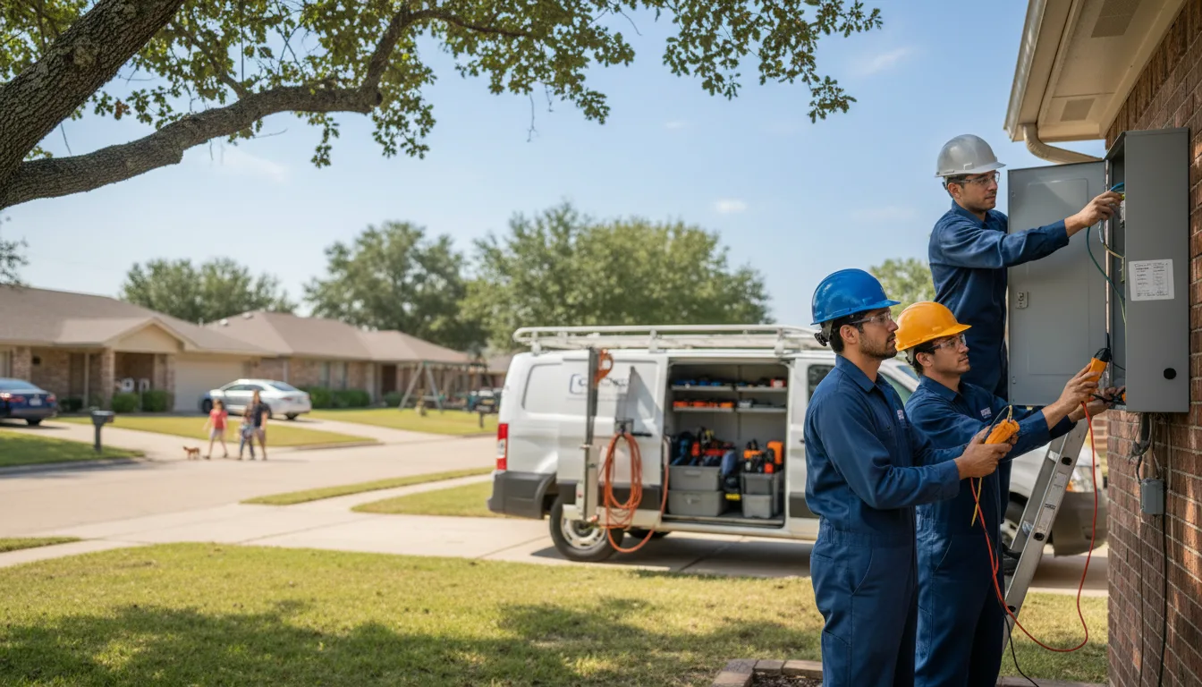 Certified electrician providing emergency electrical services in Milton, TN